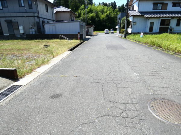 越前市四郎丸町、土地の画像です