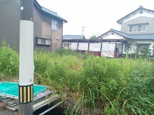 越前市姫川、土地の画像です