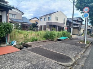 越前市姫川、土地の画像です