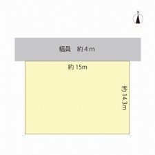 越前市上太田町、土地の間取り画像です