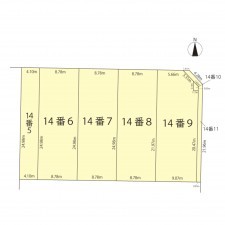 鯖江市糺町、土地の間取り画像です