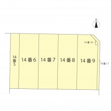 鯖江市糺町、土地の間取り画像です