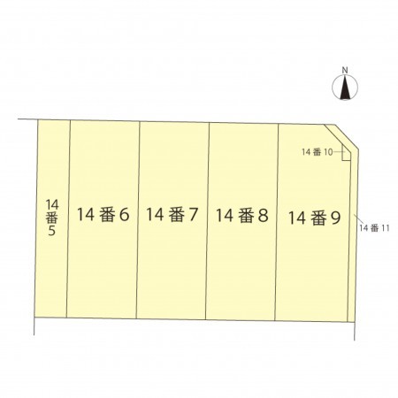 鯖江市糺町、土地の間取り画像です