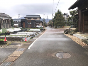 越前市横市町、土地の画像です