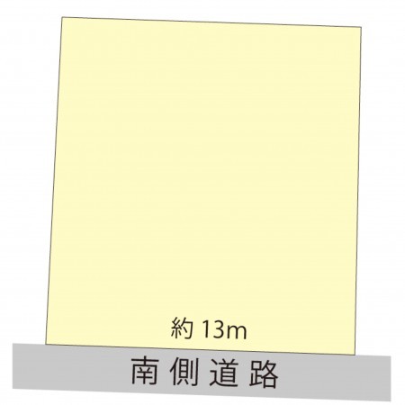 鯖江市入町、土地の間取り画像です