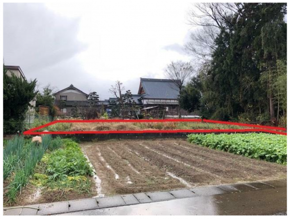 越前市片屋町、土地の画像です