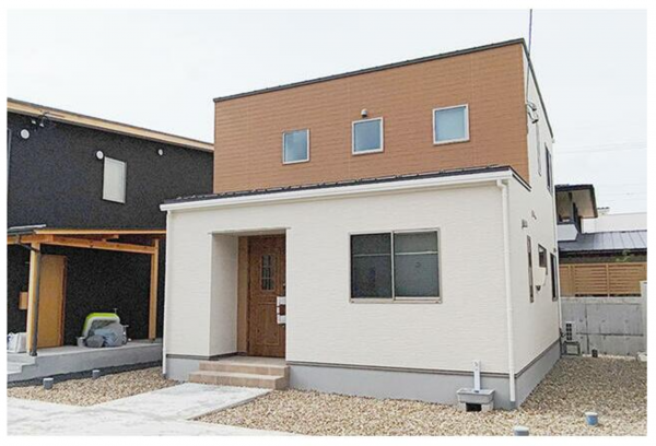 鯖江市舟津町、新築一戸建ての外観画像です