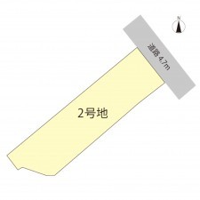 越前市千福町、土地の間取り画像です