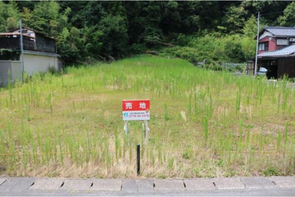 越前市千福町、土地の画像です