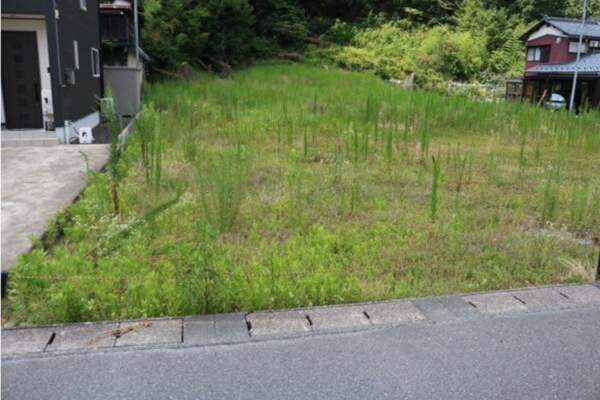 越前市千福町、土地の画像です