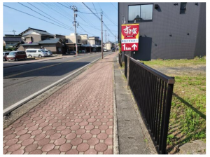 越前市村国、土地の画像です