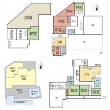 越前市粟田部町、中古一戸建ての間取り画像です