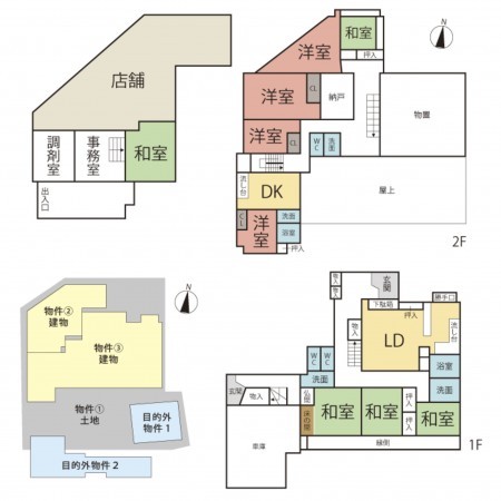 越前市粟田部町、中古一戸建ての間取り画像です