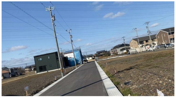 越前市瓜生町、土地の画像です