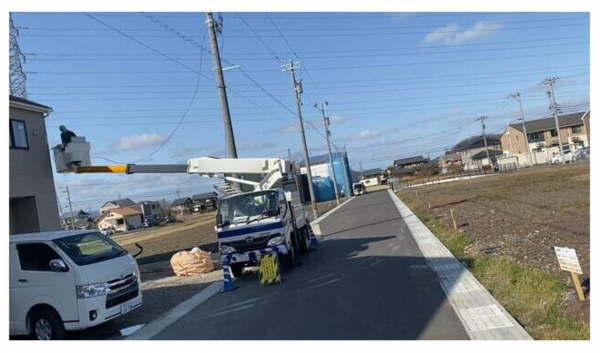 越前市瓜生町、土地の画像です