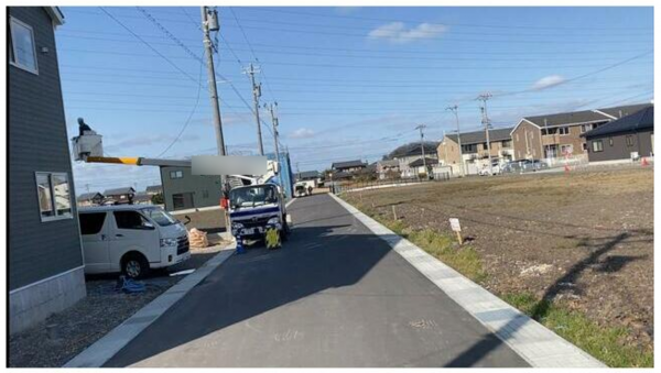 越前市瓜生町、土地の画像です