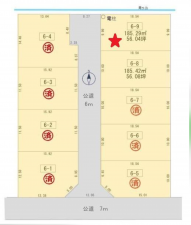 鯖江市糺町、土地の間取り画像です