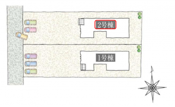 越前市稲寄町、新築一戸建ての画像です