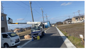 越前市瓜生町、土地の画像です