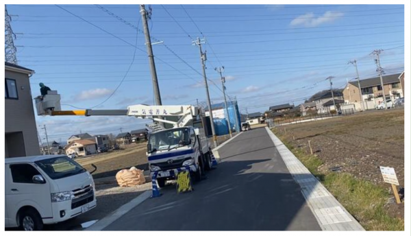 越前市瓜生町、土地の画像です