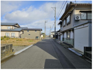 越前市月見町、土地の画像です