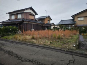 越前市家久町、土地の画像です
