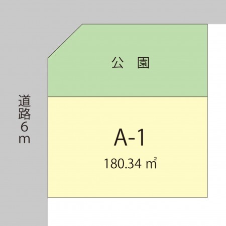 鯖江市糺町、土地の間取り画像です