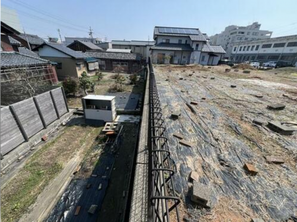 鯖江市三六町、土地の画像です