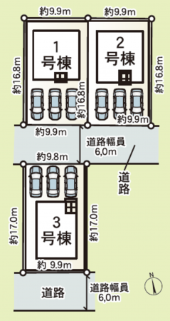越前市矢放町、新築一戸建ての画像です