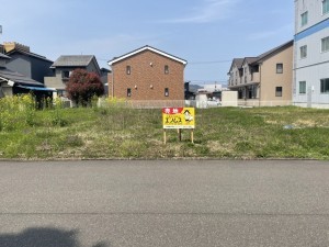 鯖江市丸山町、土地の画像です