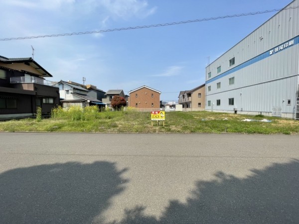 鯖江市丸山町、土地の画像です