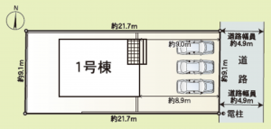 鯖江市鳥羽、新築一戸建ての画像です