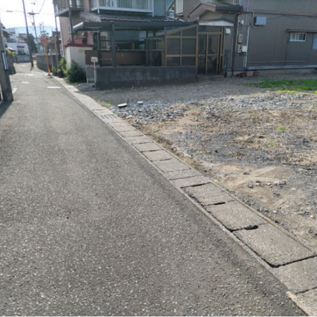 越前市あおば町、土地の画像です