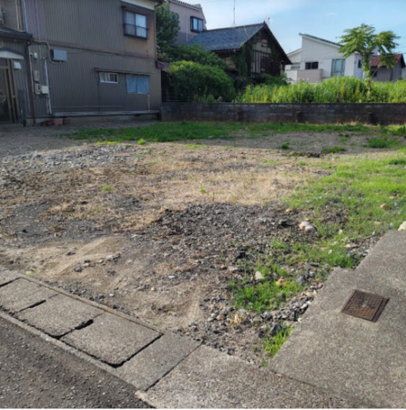 越前市あおば町、土地の画像です
