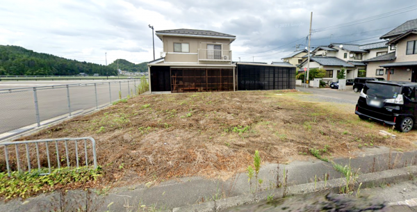 越前市白崎町、土地の画像です