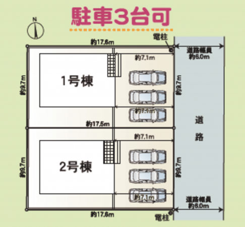 越前市瓜生町、新築一戸建ての画像です