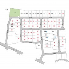 越前市芝原、土地の間取り画像です