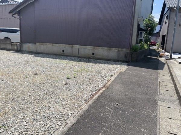 越前市武生柳町、土地の画像です