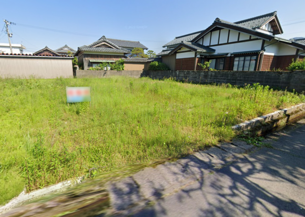 越前市北町、土地の画像です