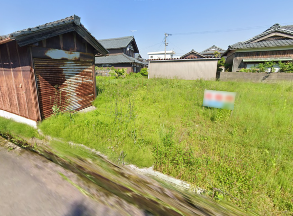 越前市北町、土地の画像です