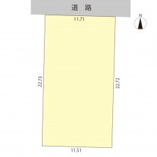 鯖江市住吉町、土地の間取り画像です
