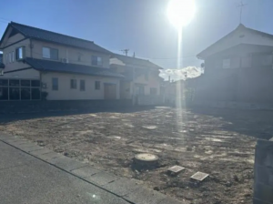 鯖江市柳町、土地の画像です