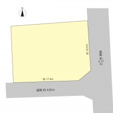 鯖江市柳町、土地の間取り画像です