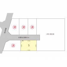 越前市矢放町、土地の間取り画像です