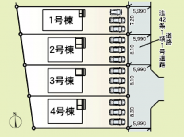 越前市平出、新築一戸建ての画像です