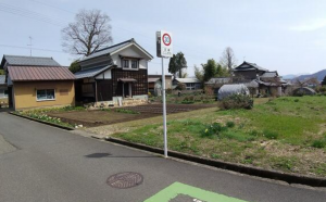 越前市下四目町、土地の間取り画像です