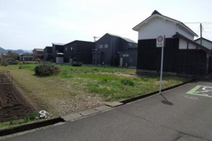 越前市下四目町、土地の画像です