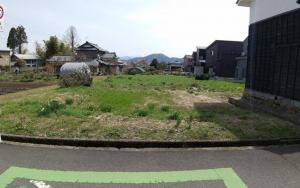 越前市下四目町、土地の画像です