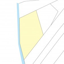 鯖江市北中町、土地の間取り画像です