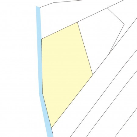 鯖江市北中町、土地の間取り画像です